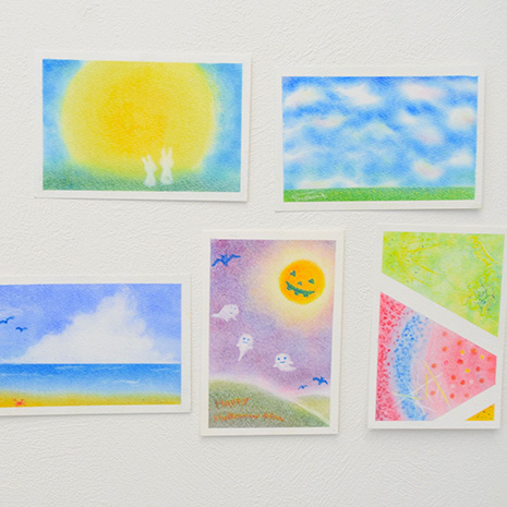 3色パステルアート_写真2