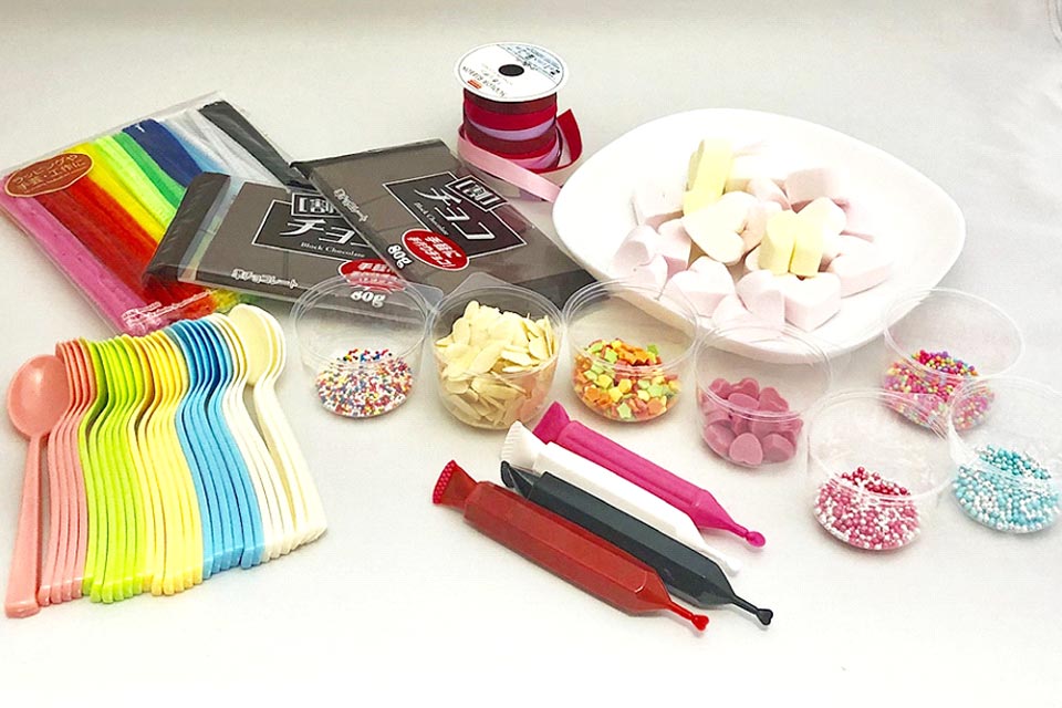 チョコレート作りの材料