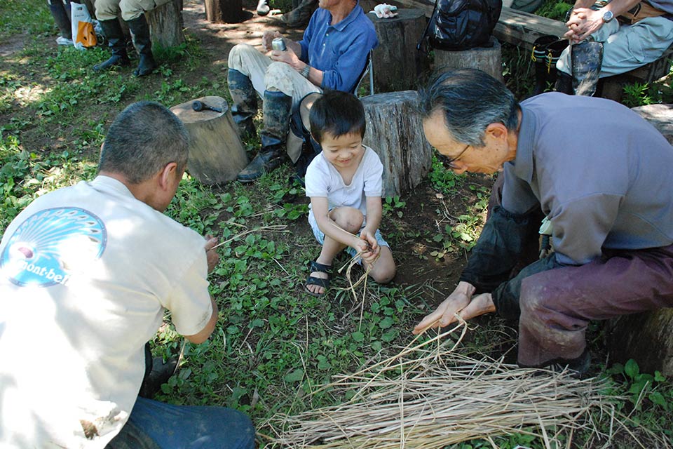 わらの綯（な）い方